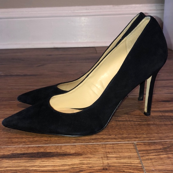 Shoes - Sam Edelman Black Suede Stilettos
